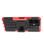 Gomma Texture TPU + Custodia per telefono PC con supporto, For vivo Y77, For Samsung Galaxy A04 / M13 5G, For Motorola Edge 2022