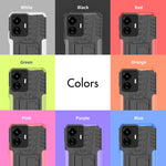 Gomma Texture TPU + Custodia per telefono PC con supporto, For vivo Y77, For Samsung Galaxy A04 / M13 5G, For Motorola Edge 2022