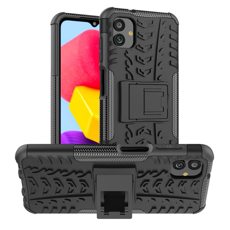 Gomma Texture TPU + Custodia per telefono PC con supporto, For vivo Y77, For Samsung Galaxy A04 / M13 5G, For Motorola Edge 2022
