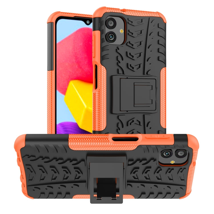 Gomma Texture TPU + Custodia per telefono PC con supporto, For vivo Y77, For Samsung Galaxy A04 / M13 5G, For Motorola Edge 2022