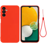 Custodia per telefono a copertura totale antiurto in silicone liquido tinta unita, For Realme C33, For Samsung Galaxy A14 5G, For Samsung Galaxy F13 4G, For Xiaomi Redmi A1+/Poco C50