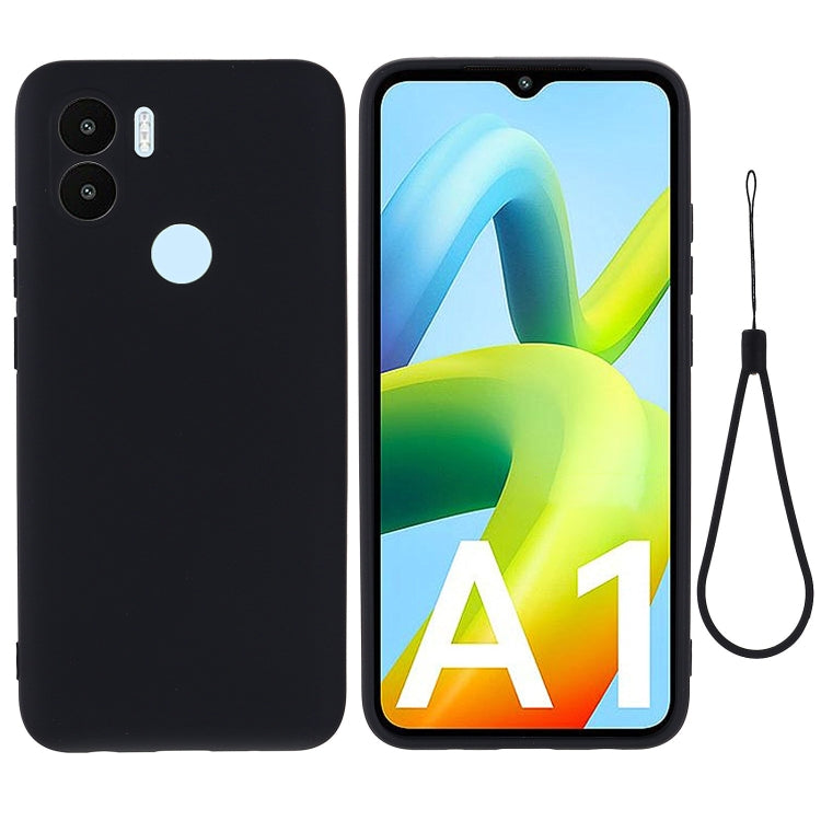 Custodia per telefono a copertura totale antiurto in silicone liquido tinta unita, For Realme C33, For Samsung Galaxy A14 5G, For Samsung Galaxy F13 4G, For Xiaomi Redmi A1+/Poco C50