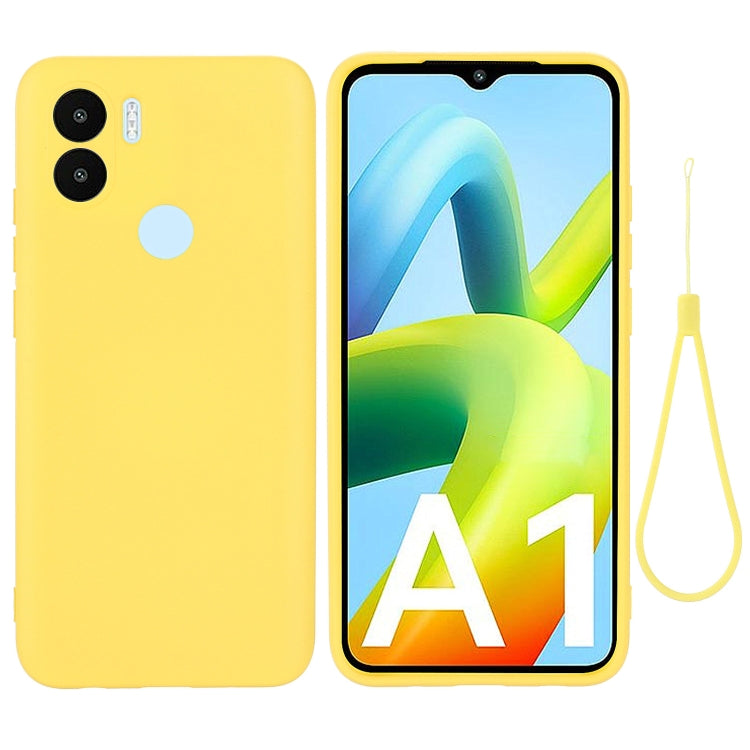 Custodia per telefono a copertura totale antiurto in silicone liquido tinta unita, For Realme C33, For Samsung Galaxy A14 5G, For Samsung Galaxy F13 4G, For Xiaomi Redmi A1+/Poco C50