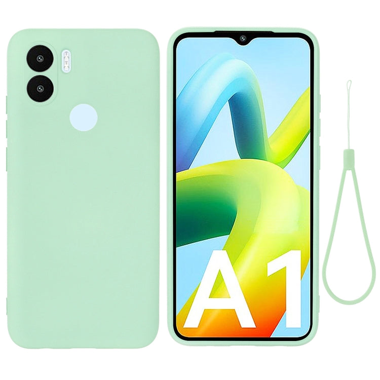 Custodia per telefono a copertura totale antiurto in silicone liquido tinta unita, For Realme C33, For Samsung Galaxy A14 5G, For Samsung Galaxy F13 4G, For Xiaomi Redmi A1+/Poco C50