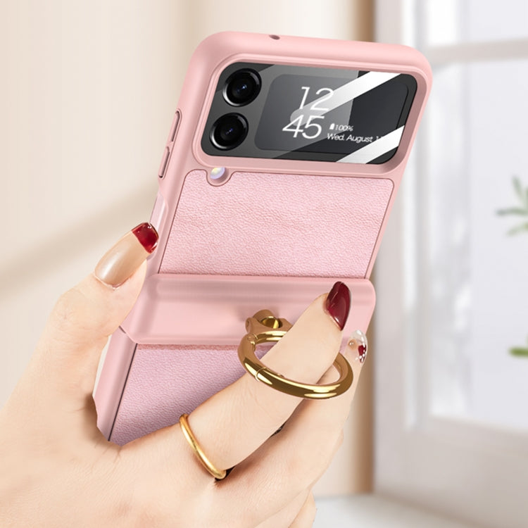 Custodia per telefono a copertura totale con cerniera pieghevole magnetica GKK con supporto ad anello, For Samsung Galaxy Z Flip4