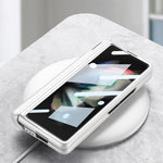 Custodia per telefono antiurto con cerniera pieghevole magnetica GKK con cinturino da polso, For Samsung Galaxy Z Fold3 5G