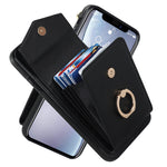 Custodia per telefono con slot per schede RFID con supporto ad anello, For iPhone XR, For iPhone XS Max, For Samsung Galaxy A33 5G, For Samsung Galaxy A51 5G