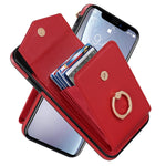 Custodia per telefono con slot per schede RFID con supporto ad anello, For iPhone XR, For iPhone XS Max, For Samsung Galaxy A33 5G, For Samsung Galaxy A51 5G