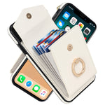 Custodia per telefono con slot per schede RFID con supporto ad anello, For iPhone XR, For iPhone XS Max, For Samsung Galaxy A33 5G, For Samsung Galaxy A51 5G