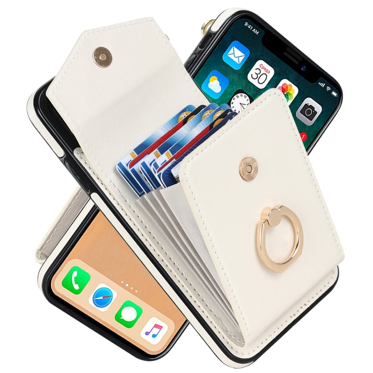 Custodia per telefono con slot per schede RFID con supporto ad anello, For iPhone XR, For iPhone XS Max, For Samsung Galaxy A33 5G, For Samsung Galaxy A51 5G