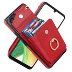 Custodia per telefono con slot per schede RFID con supporto ad anello, For iPhone XR, For iPhone XS Max, For Samsung Galaxy A33 5G, For Samsung Galaxy A51 5G