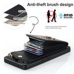Custodia per telefono con slot per schede RFID con supporto ad anello, For Samsung Galaxy A53 5G, For Samsung Galaxy A71 5G, For Samsung Galaxy S20, For Samsung Galaxy S20 Ultra