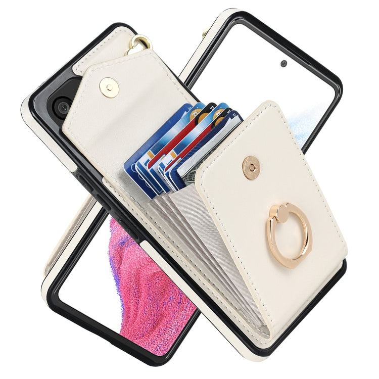 Custodia per telefono con slot per schede RFID con supporto ad anello, For Samsung Galaxy A53 5G, For Samsung Galaxy A71 5G, For Samsung Galaxy S20, For Samsung Galaxy S20 Ultra
