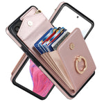 Custodia per telefono con slot per schede RFID con supporto ad anello, For Samsung Galaxy A53 5G, For Samsung Galaxy A71 5G, For Samsung Galaxy S20, For Samsung Galaxy S20 Ultra