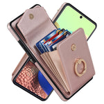 Custodia per telefono con slot per schede RFID con supporto ad anello, For Samsung Galaxy A53 5G, For Samsung Galaxy A71 5G, For Samsung Galaxy S20, For Samsung Galaxy S20 Ultra