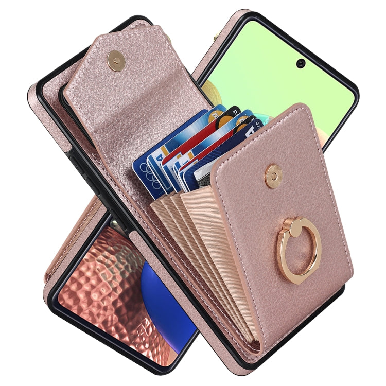 Custodia per telefono con slot per schede RFID con supporto ad anello, For Samsung Galaxy A53 5G, For Samsung Galaxy A71 5G, For Samsung Galaxy S20, For Samsung Galaxy S20 Ultra