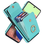 Custodia per telefono con slot per schede RFID con supporto ad anello, For Samsung Galaxy A53 5G, For Samsung Galaxy A71 5G, For Samsung Galaxy S20, For Samsung Galaxy S20 Ultra