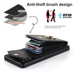Custodia per telefono con slot per schede RFID con supporto ad anello, For Samsung Galaxy S20 FE, For Samsung Galaxy S20+