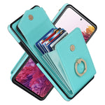 Custodia per telefono con slot per schede RFID con supporto ad anello, For Samsung Galaxy S20 FE, For Samsung Galaxy S20+