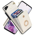 Custodia per telefono con slot per schede RFID con supporto ad anello, For Samsung Galaxy S20 FE, For Samsung Galaxy S20+