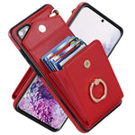 Custodia per telefono con slot per schede RFID con supporto ad anello, For Samsung Galaxy S20 FE, For Samsung Galaxy S20+
