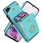 Custodia per telefono con slot per schede RFID con supporto ad anello, For Samsung Galaxy S20 FE, For Samsung Galaxy S20+