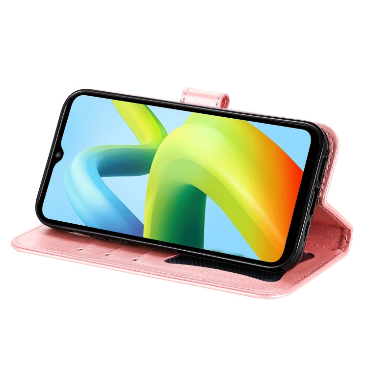 Custodia per telefono in pelle goffrata con fiori a 7 petali, For Xiaomi Redmi A1+, For Xiaomi Redmi 11 Prime 4G, For Xiaomi Redmi Note 12 China, For Xiaomi Redmi Note 12 Pro 5G China