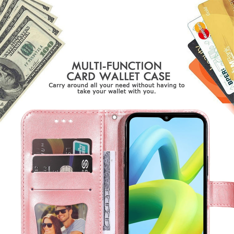 Custodia per telefono in pelle goffrata con fiori a 7 petali, For Xiaomi Redmi A1+, For Xiaomi Redmi 11 Prime 4G, For Xiaomi Redmi Note 12 China, For Xiaomi Redmi Note 12 Pro 5G China
