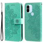 Custodia per telefono in pelle goffrata con fiori a 7 petali, For Xiaomi Redmi A1+, For Xiaomi Redmi 11 Prime 4G, For Xiaomi Redmi Note 12 China, For Xiaomi Redmi Note 12 Pro 5G China