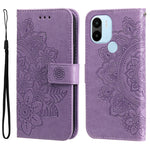 Custodia per telefono in pelle goffrata con fiori a 7 petali, For Xiaomi Redmi A1+, For Xiaomi Redmi 11 Prime 4G, For Xiaomi Redmi Note 12 China, For Xiaomi Redmi Note 12 Pro 5G China