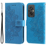 Custodia per telefono in pelle goffrata con fiori a 7 petali, For Xiaomi Redmi A1+, For Xiaomi Redmi 11 Prime 4G, For Xiaomi Redmi Note 12 China, For Xiaomi Redmi Note 12 Pro 5G China