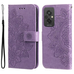 Custodia per telefono in pelle goffrata con fiori a 7 petali, For Xiaomi Redmi A1+, For Xiaomi Redmi 11 Prime 4G, For Xiaomi Redmi Note 12 China, For Xiaomi Redmi Note 12 Pro 5G China