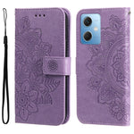 Custodia per telefono in pelle goffrata con fiori a 7 petali, For Xiaomi Redmi A1+, For Xiaomi Redmi 11 Prime 4G, For Xiaomi Redmi Note 12 China, For Xiaomi Redmi Note 12 Pro 5G China
