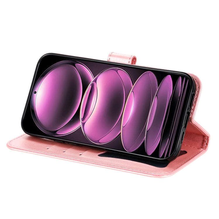 Custodia per telefono in pelle goffrata con fiori a 7 petali, For Xiaomi Redmi Note 12 Pro+ China
