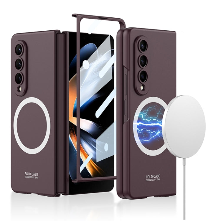 Custodia per telefono protettiva antiurto integrata ultrasottile GKK MagSafe, For Samsung Galaxy Z Fold4