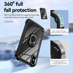 Custodia per telefono con protezione dell'obiettivo in TPU + PC con supporto per anello, For iPhone XS Max, For iPhone XR, For iPhone 12 / 12 Pro, For iPhone 12 Pro Max