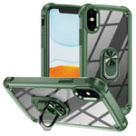 Custodia per telefono con protezione dell'obiettivo in TPU + PC con supporto per anello, For iPhone XS Max, For iPhone XR, For iPhone 12 / 12 Pro, For iPhone 12 Pro Max