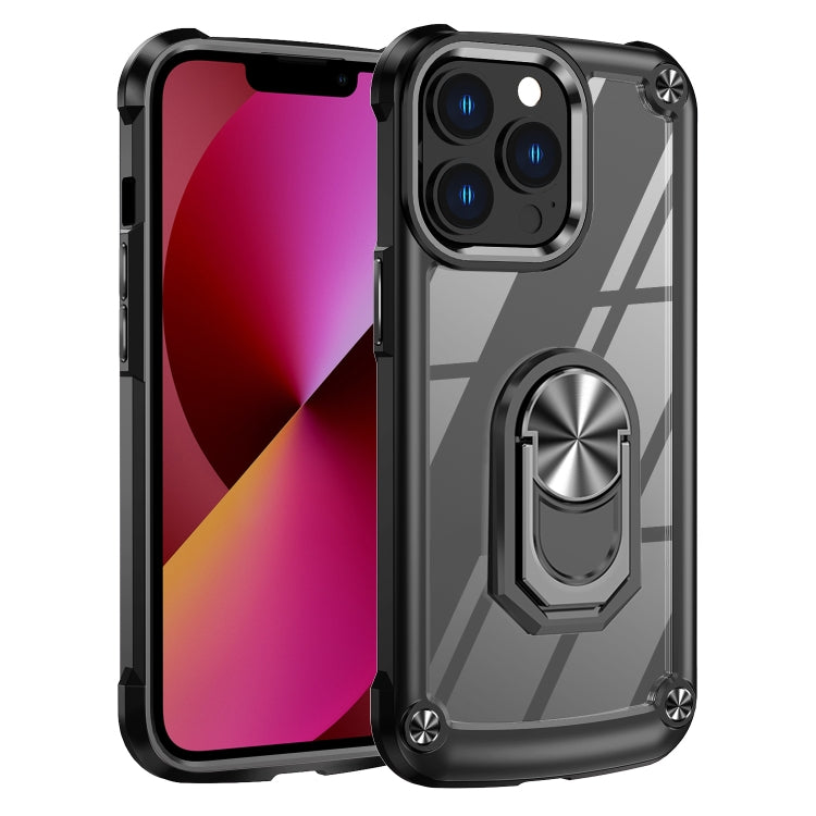 Custodia per telefono con protezione dell'obiettivo in TPU + PC con supporto per anello, For iPhone XS Max, For iPhone XR, For iPhone 12 / 12 Pro, For iPhone 12 Pro Max