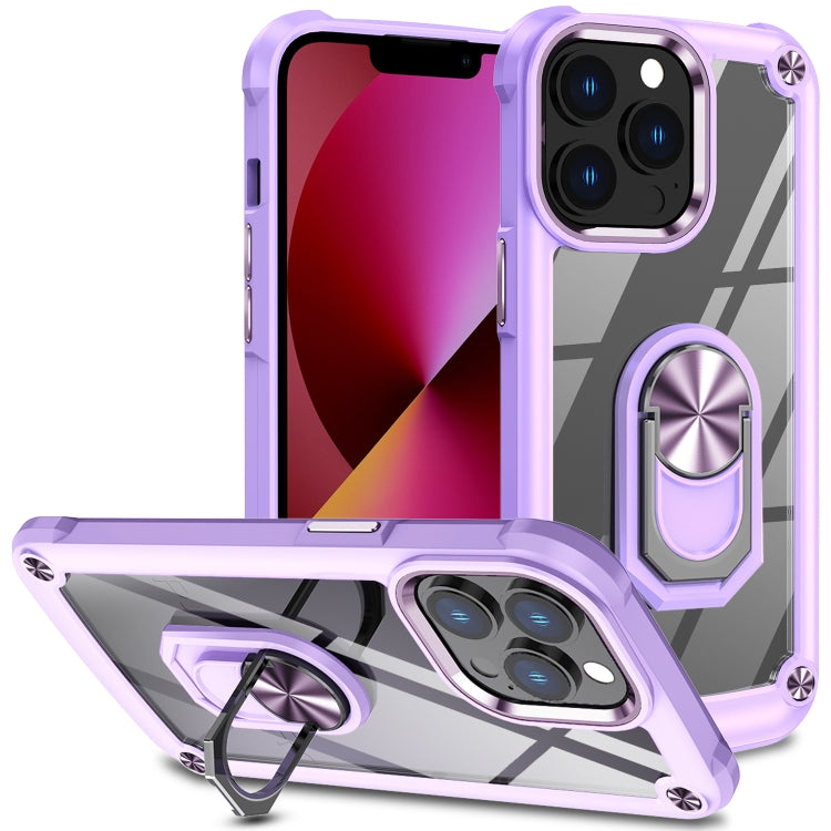 Custodia per telefono con protezione dell'obiettivo in TPU + PC con supporto per anello, For iPhone XS Max, For iPhone XR, For iPhone 12 / 12 Pro, For iPhone 12 Pro Max