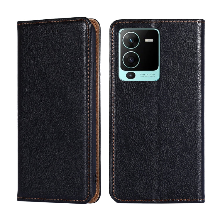 Custodia per telefono in pelle magnetica tinta unita a olio lucido, For Motorola Moto G72 4G, For vivo V25 Pro 5G, For Xiaomi Redmi Note 12 China, For Xiaomi Redmi Note 12 Pro 5G China