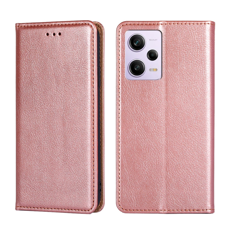 Custodia per telefono in pelle magnetica tinta unita a olio lucido, For Motorola Moto G72 4G, For vivo V25 Pro 5G, For Xiaomi Redmi Note 12 China, For Xiaomi Redmi Note 12 Pro 5G China