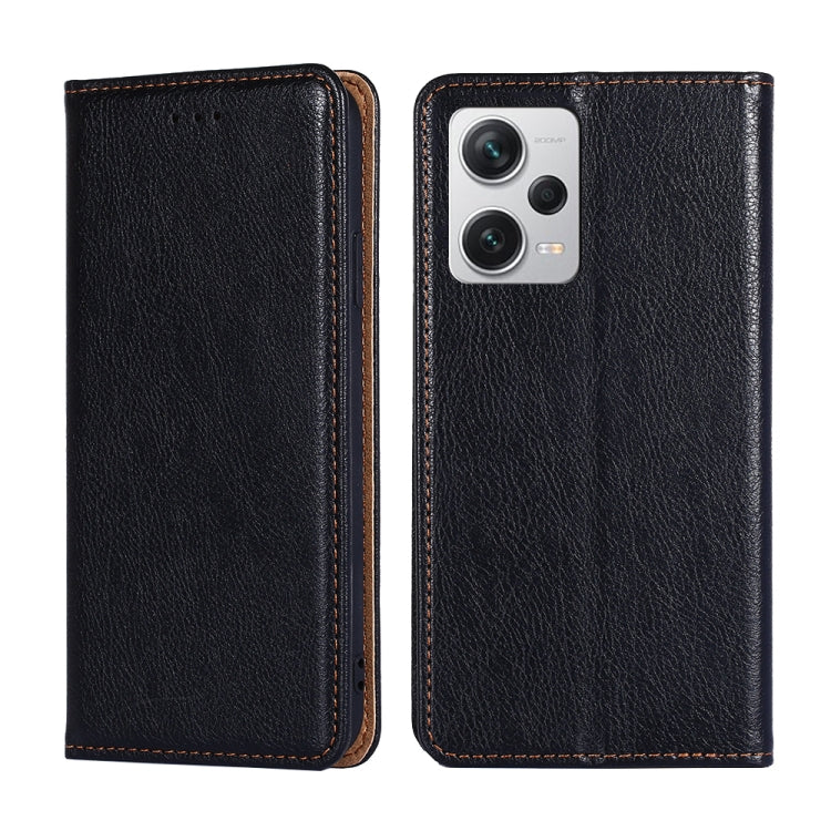 Custodia per telefono in pelle magnetica tinta unita a olio lucido, For Xiaomi Redmi Note 12 Pro+ China, For Xiaomi Redmi A1+ 4G, For Xiaomi Poco M5s 4G/Redmi Note 11 SE India, For Samsung Galaxy A14 5G