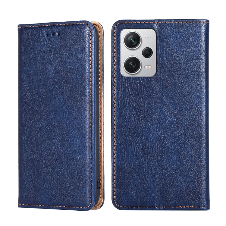 Custodia per telefono in pelle magnetica tinta unita a olio lucido, For Xiaomi Redmi Note 12 Pro+ China, For Xiaomi Redmi A1+ 4G, For Xiaomi Poco M5s 4G/Redmi Note 11 SE India, For Samsung Galaxy A14 5G