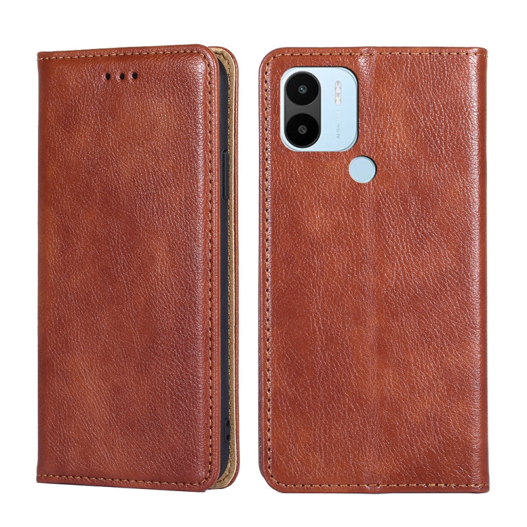 Custodia per telefono in pelle magnetica tinta unita a olio lucido, For Xiaomi Redmi Note 12 Pro+ China, For Xiaomi Redmi A1+ 4G, For Xiaomi Poco M5s 4G/Redmi Note 11 SE India, For Samsung Galaxy A14 5G