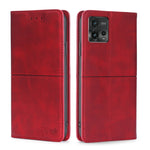 Custodia per telefono in pelle magnetica con trama di mucca, For Motorola Moto G72 4G, For vivo V25 Pro 5G, For Xiaomi Redmi Note 12 China, For Xiaomi Redmi Note 12 Pro 5G China