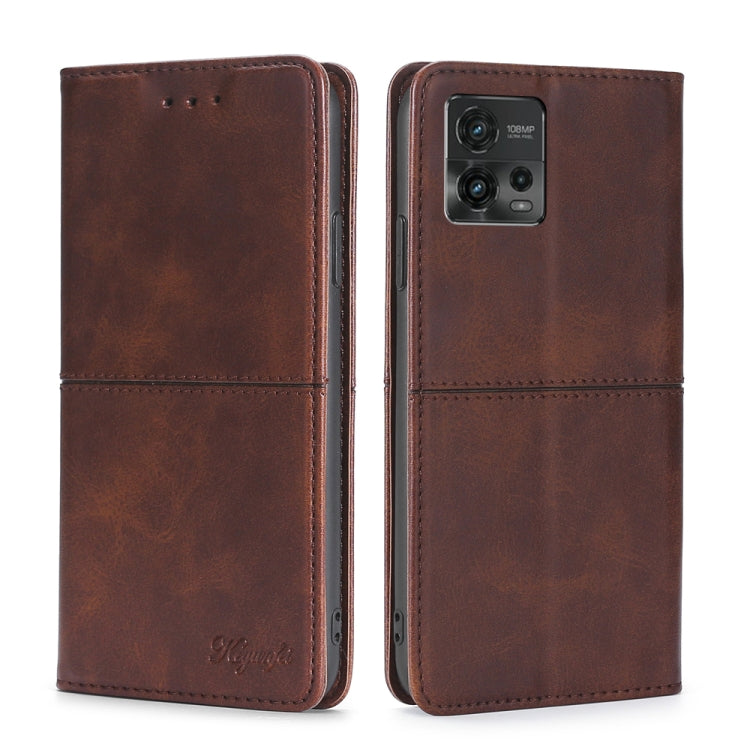Custodia per telefono in pelle magnetica con trama di mucca, For Motorola Moto G72 4G, For vivo V25 Pro 5G, For Xiaomi Redmi Note 12 China, For Xiaomi Redmi Note 12 Pro 5G China