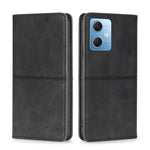 Custodia per telefono in pelle magnetica con trama di mucca, For Motorola Moto G72 4G, For vivo V25 Pro 5G, For Xiaomi Redmi Note 12 China, For Xiaomi Redmi Note 12 Pro 5G China