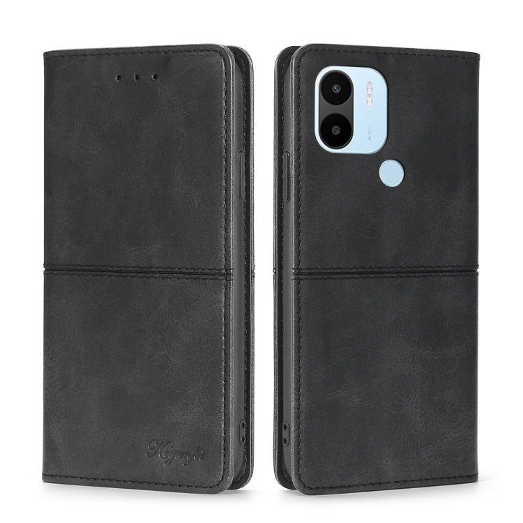 Custodia per telefono in pelle magnetica con trama di mucca, For Xiaomi Redmi Note 12 Pro+ China, For Xiaomi Redmi A1+ 4G, For Xiaomi Poco M5s 4G/Redmi Note 11 SE India, For Samsung Galaxy A14 5G