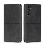 Custodia per telefono in pelle magnetica con trama di mucca, For Xiaomi Redmi Note 12 Pro+ China, For Xiaomi Redmi A1+ 4G, For Xiaomi Poco M5s 4G/Redmi Note 11 SE India, For Samsung Galaxy A14 5G