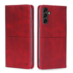 Custodia per telefono in pelle magnetica con trama di mucca, For Xiaomi Redmi Note 12 Pro+ China, For Xiaomi Redmi A1+ 4G, For Xiaomi Poco M5s 4G/Redmi Note 11 SE India, For Samsung Galaxy A14 5G